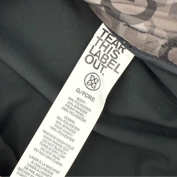 G FORE G4 Performer Golf Jacket Mens Size Medium Onyx Hybird Water Resistant NWT - Picture 5 of 9